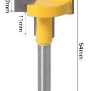 fraise à rainure en T queue de 6