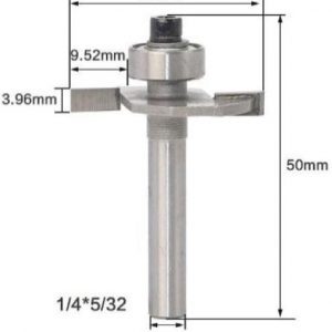 Fraise à rainurer 6,35 mm x 3,96