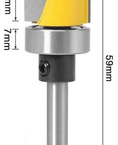 fraise à bout rond avec roulement