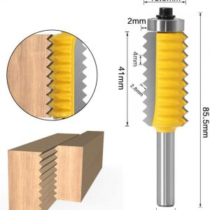 fraise à bouveter en dent de scie