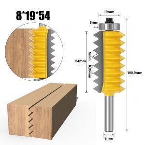 fraise à bouveter en dent de scie 8 x 54