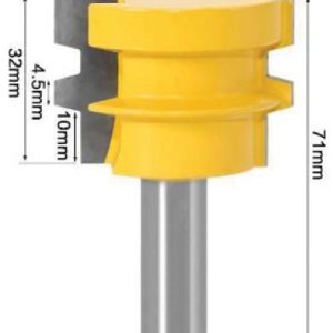 fraise à bouveter réversible 12mm