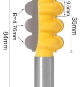 fraise à cannelure 12 mm