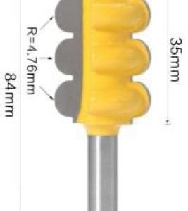 fraise à cannelure 8 mm