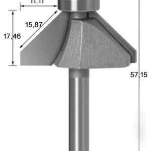 fraise à chanfreiner 1/4"