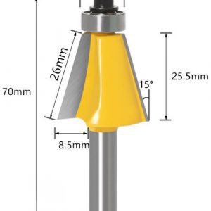 fraise à chanfreiner 15°