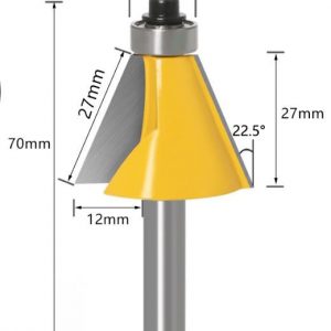 fraise à chanfreiner 22 5 °