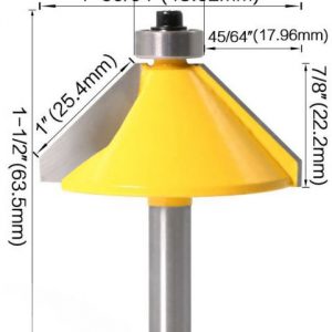 fraise à chanfreiner 45°