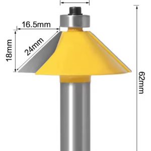 fraise à chanfreiner 45° queue de 12