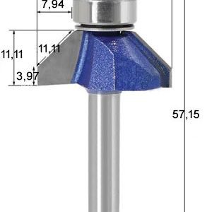 fraise à chanfreiner de 6,35