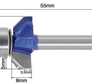 fraise à chanfreiner queue de 6