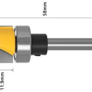 fraise à copier plongeante 6x12 mm