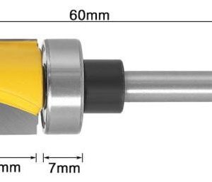 fraise à copier plongeante 6x16 mm
