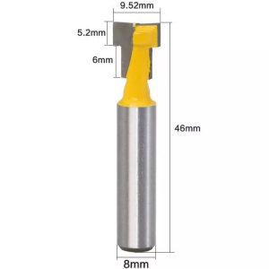 fraise à fente en T