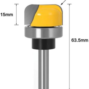 fraise à gorge avec roulement