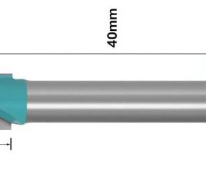 fraise à gorge queue de 6x8