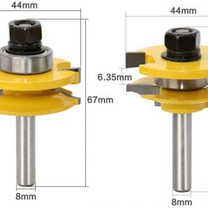 fraise à profil contre profil