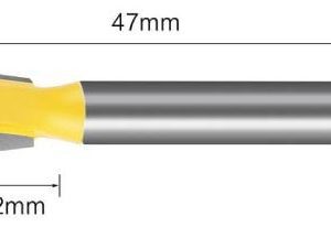 fraise à queue d'aronde 6mm