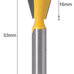 fraise à queue d'aronde pour défonceuse