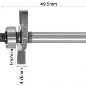 fraise à rainurer 6 mm x 4,76
