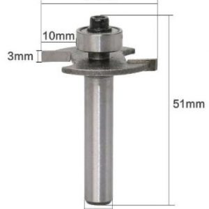 fraise à rainurer 8mmx3