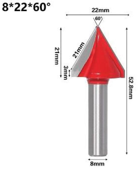 Fraises À Rainurer Pour Défonceuse - 4 Pièces Défonceuses 8 Mm, fraise 8mm défon