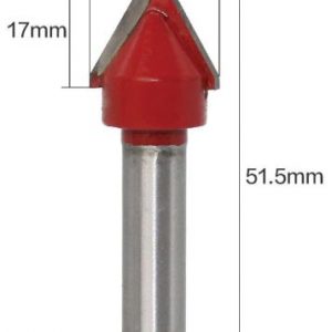 fraise à rainurer en V 8X16