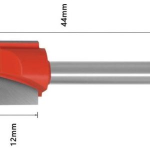 fraise a surfacer queue 6 mm