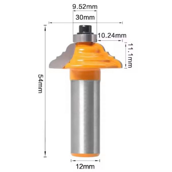 fraise doucine queue de 12