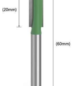 fraise droite queue 6 mm x 8
