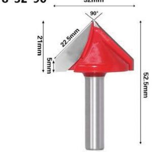 fraise folding défonceuse 8x32