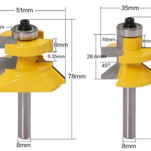 fraise profil contre profil défonceuse