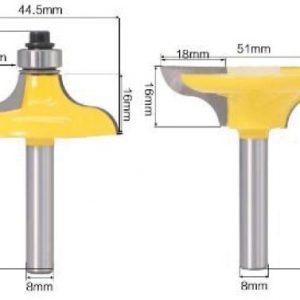 fraise profil contre profil doucine