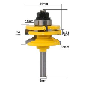 fraise profil contre profil réversible