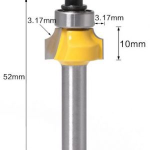 fraise quart de rond R 3 17 mm