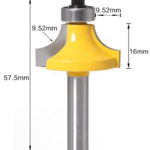 fraise quart de rond rayon 10 mm