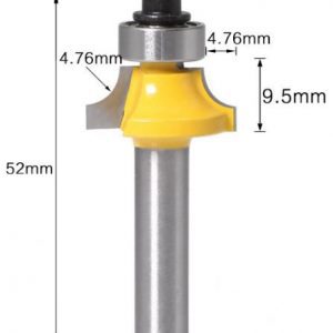 fraise quart de rond rayon 5 mm