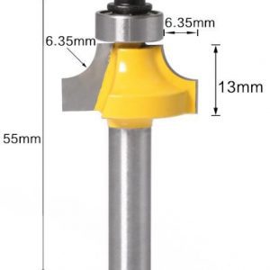 fraise quart de rond rayon 6 35 mm