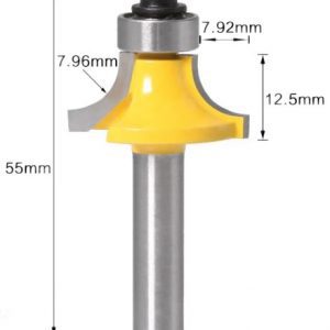 fraise quart de rond rayon 8 mm