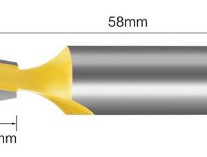 fraise queue d'aronde 12mm