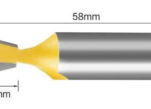 fraise queue d'aronde charpente